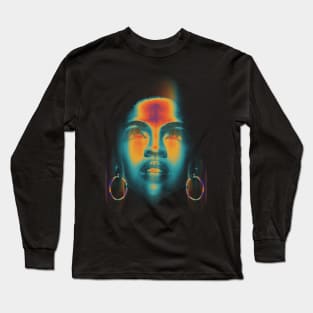 color Lauryn Hill Long Sleeve T-Shirt
